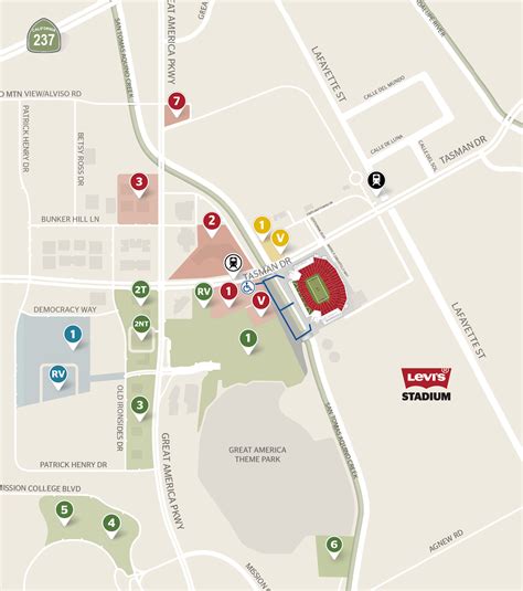 Parking Lot Maps - Levi's® Stadium