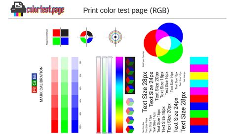 RGB Color Test Page | Color Test Page