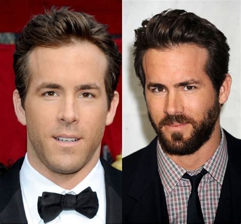 21 Photos Of Celebrities With & Without Beard — Beard Style