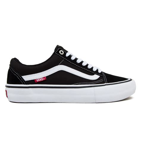 Vans Old Skool Pro (Black/White) - Consortium.