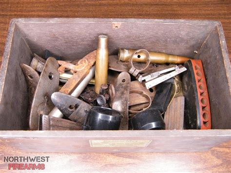 Box of random old vintage gun parts & stuff | Northwest Firearms