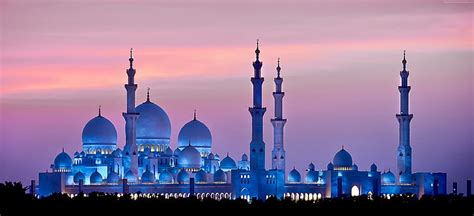 1920x1080px | free download | HD wallpaper: Abu Dhabi, sky, 4K, sunset, Sheikh Zayed Mosque ...