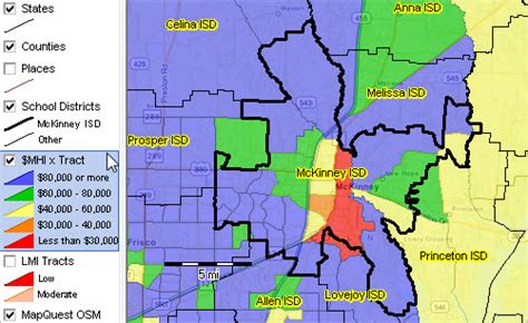 McKinney ISD Texas Demographic Economic Characteristics