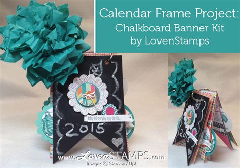 "Ring" in the New Year: Make Your Own Photo Frame Calendar - LovenStamps