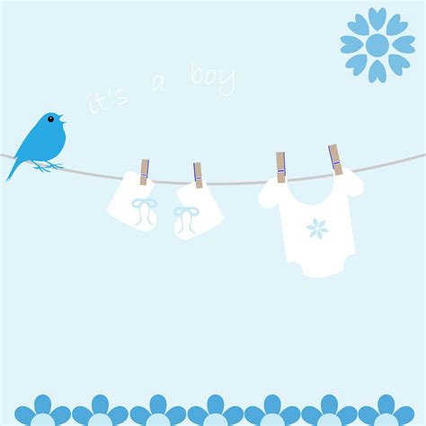 Baby Boy Card Announcement Free Stock Photo - Public Domain Pictures