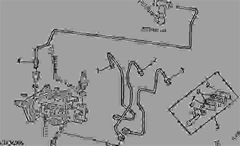 FUEL INJECTION LINES [15] - TRACTOR John Deere 2150 - TRACTOR - 2150 ...