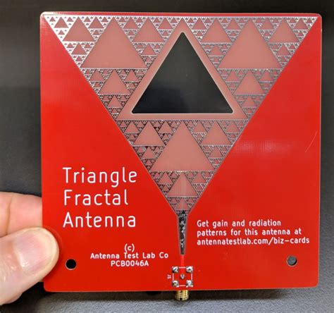 A Fun Triangular Fractal Antenna With Laboratory Test Results