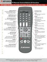 MITSUBISHI TV Operating Manuals Operating Manuals | MITSUBISHI Remote ...