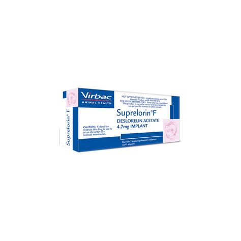 Suprelorin F Implant for Ferrets - 4.7mg (2 count) | On Sale ...