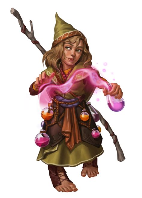 ArtStation - Halfling Mages, Linay Art | Dungeons and dragons ...