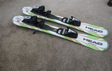 Ski Blades/Short Skis - 94cm - Head - complete with full release ski bindings - 2 pairs ...