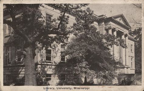 Library University, MS Postcard