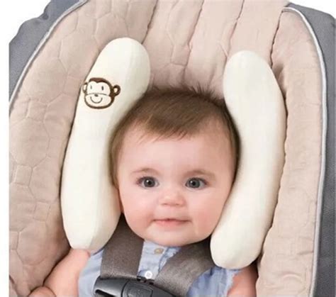 Baby Pillow Newborn Soft Stuffed Toddler Head Neck Protection Baby ...