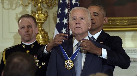 In A Surprise Send-Off, Obama Awards Biden Presidential Medal Of Freedom | KUT