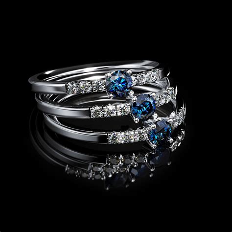 Blue Diamond Rings on Behance