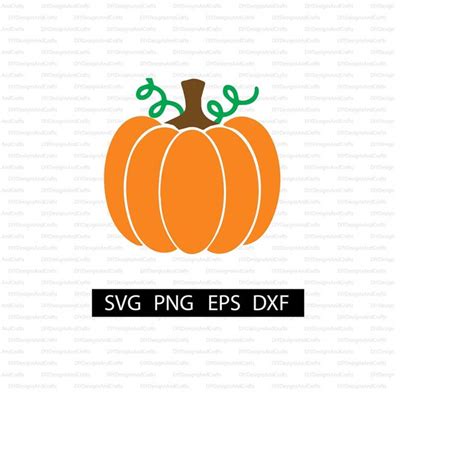 Pumpkin Clipart Digital Download | SVG | PNG | Cut File for - Inspire ...