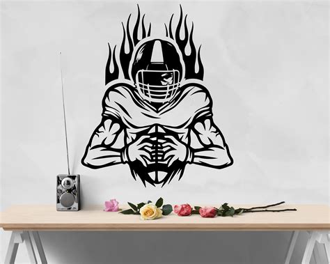 Football Player Svg , Football Outline Svg Png for Circut and ...