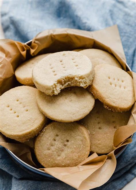 Grandma's Shortbread Cookies with Cornstarch