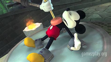 Disney: Epic Mickey Part Two Nintendo Wii HD video game movie trailer ...