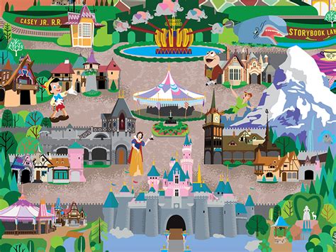 Fantasyland Map by Joseph Marsh on Dribbble