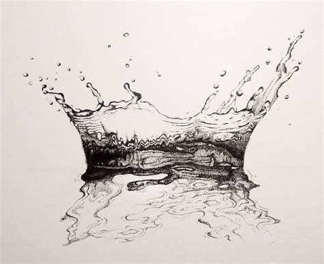 Water Splash Drawing at GetDrawings | Free download