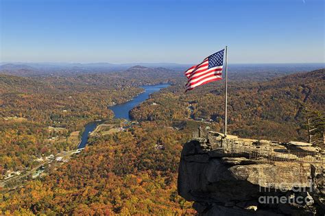 Chimney Rock in the Fall Photograph by Jill Lang - Fine Art America