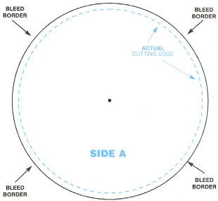 Album templates for 7 inch and 12 inch labels