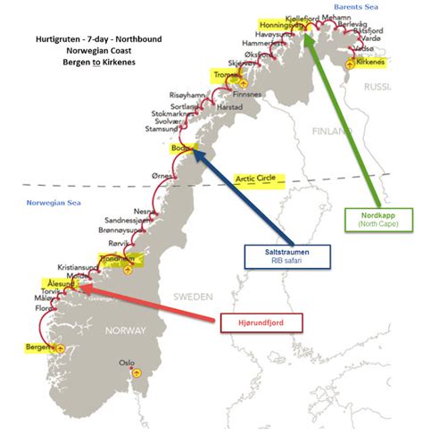 Hurtigruten Route / Hurtigruten Ships And Itineraries 2020 2021 2022 Cruisemapper : Door de ...