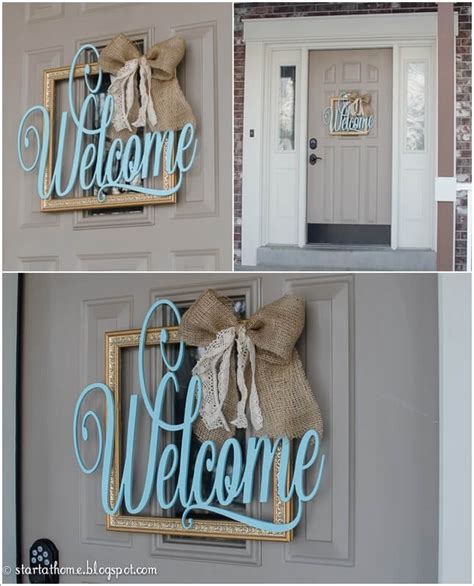 10 DIY Welcome Signs for Your Front Door or Porch