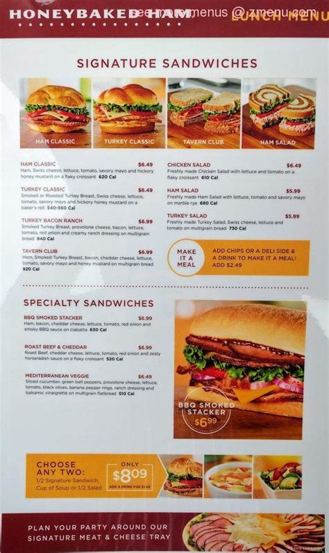 Online Menu of Honey Baked Ham Company Restaurant, Lewisville, Texas, 75067 - Zmenu