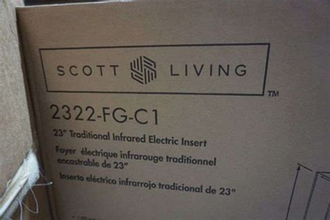 Scott Living Fireplace Insert - Bonnette Auctions