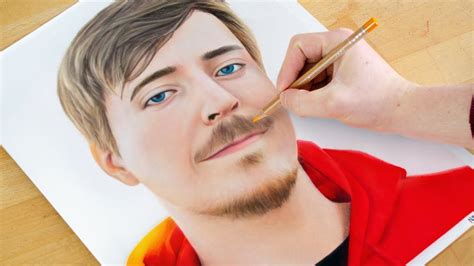 Drawing MrBeast - YouTube