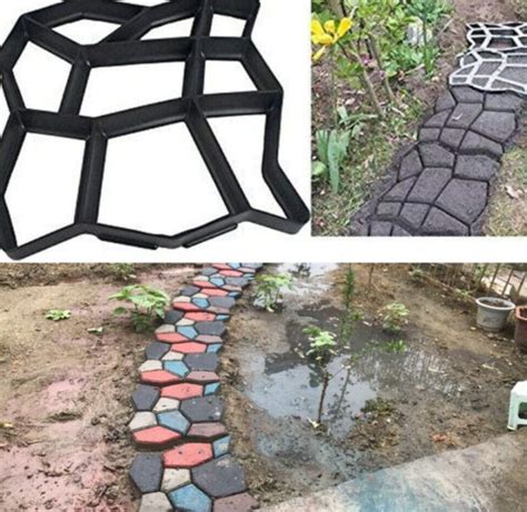 30 easy ideas to make a concrete path in your driveway or garden ...