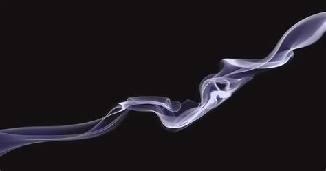 White smoke digital wallpaper, digital art, smoke, shapes, black background HD wallpaper ...