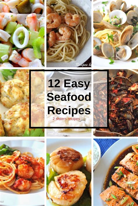 12 Easy Seafood Recipes - 2 Sisters Recipes by Anna and Liz