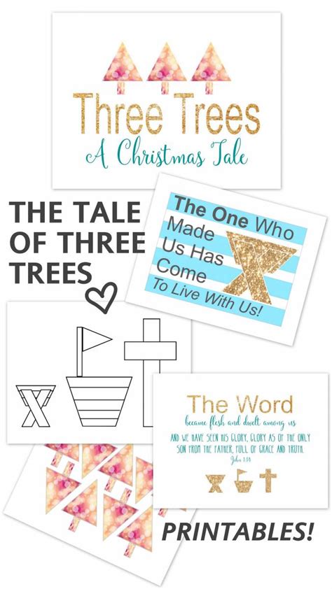 The Tale of Three Trees Activity Pack | All Things with Purpose