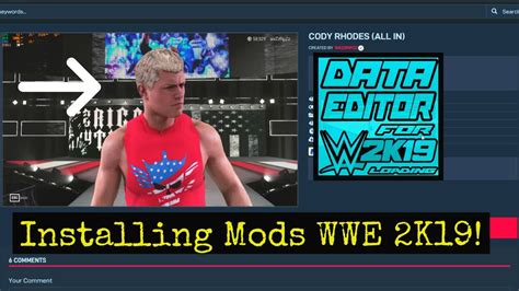 WWE 2K19 - Installing Mods - YouTube