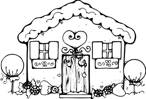 Christmas House Coloring Pages at GetColorings.com | Free printable colorings pages to print and ...