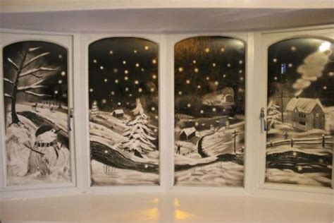 Tom Baker's Snow Windows | Christmas window painting, Christmas window decorations, Window painting