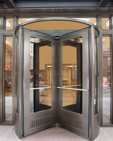 Revolving Door stock image. Image of outside, building - 23958089 ...