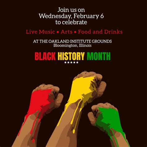 Black History Month Flyer Template | PosterMyWall