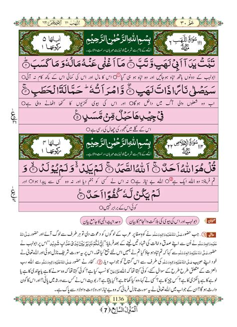 Surah Ikhlas With Urdu Translation