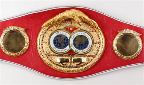 Mike Tyson Signed Full-Size IBF World Championship Belt (JSA COA ...