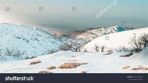 Israel Mount Hermon Covered Snow Stock Photo 1327435007 | Shutterstock