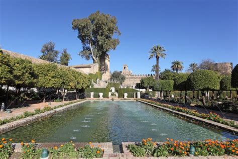 Alcazar Gardens in Cordoba, Spain Stock Image - Image of andalusia ...