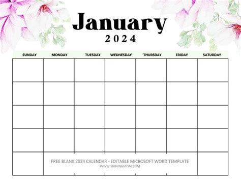 Microsoft Word Calendar Template 2025 Free Download For Pc - Blake Springer