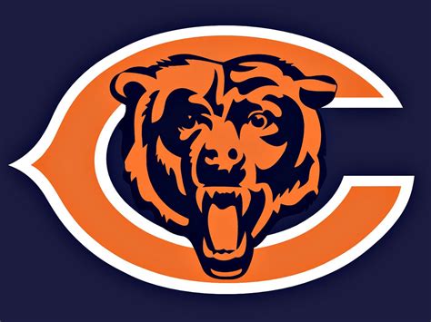 chicago bears team logo wallpaper 1400x1050 photo