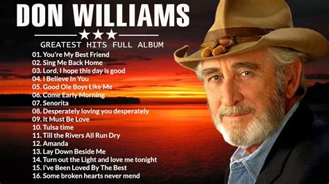 Best Of Songs Don Williams - Don Williams Greatest Hits Full Album All ...