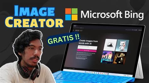 Buat Desain Ilustrasi Otomatis dengan AI Bing Create Image Gratis - YouTube