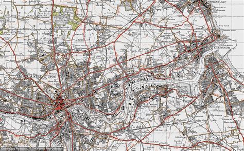 Historic Ordnance Survey Map of Wallsend, 1947